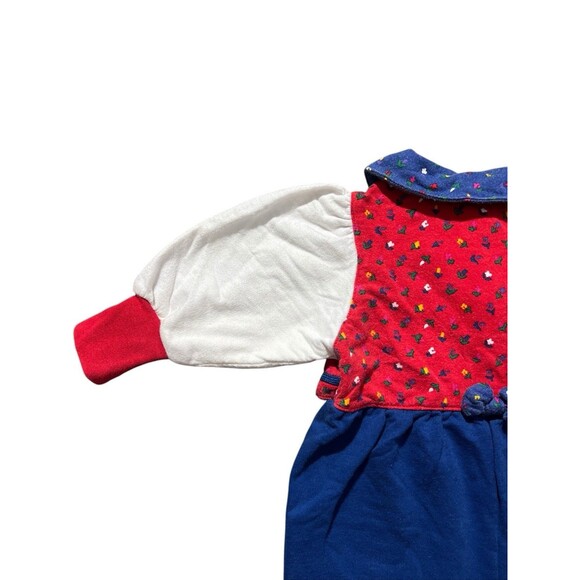 Vtg Rare Gymboree Rainbow Label Heart And Floral Print One Piece Sz Infant - Picture 10 of 16